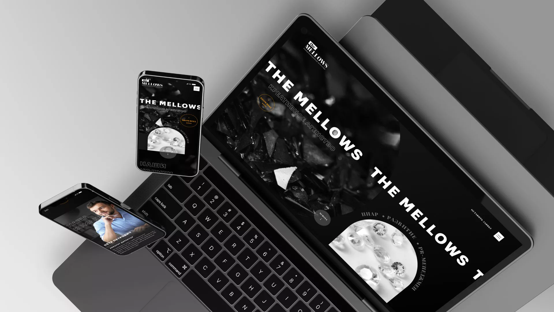 Разработка сайта креативного агентства «The Mellows» в Киреевске