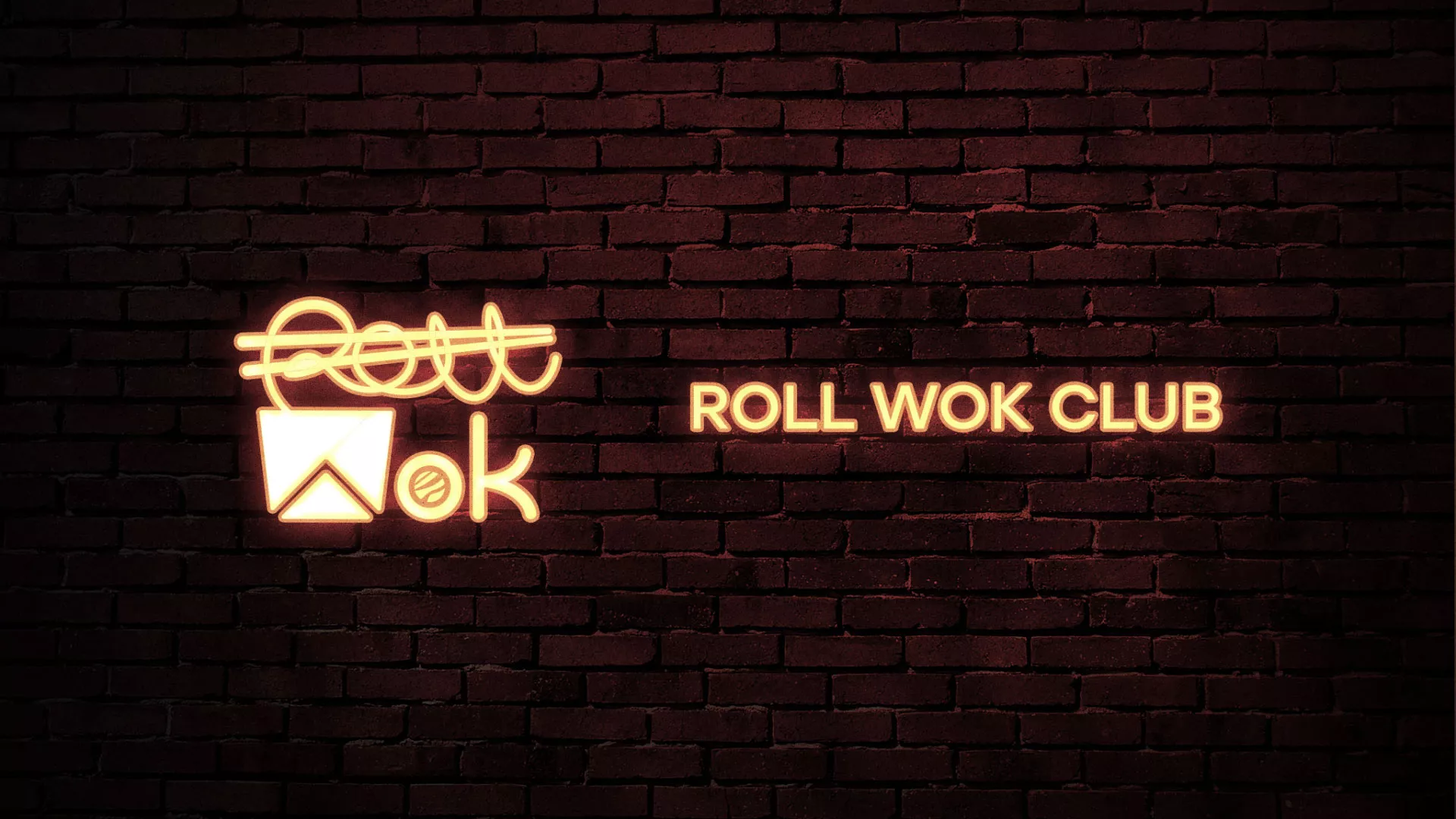 Разработка логотипа суши-бара «Roll Wok Club» в Киреевске