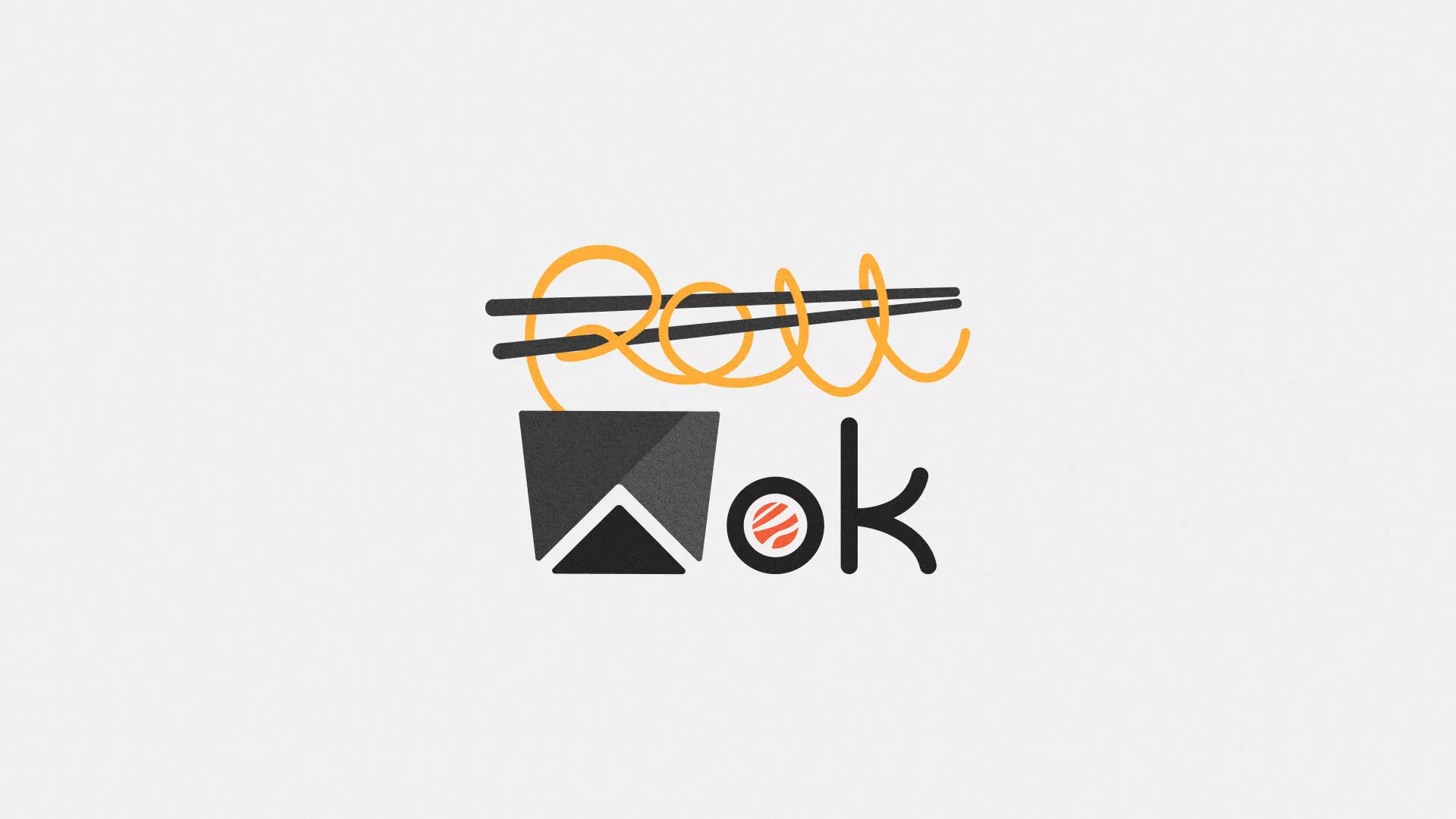 Разработка логотипа в Киреевске для суши-бара «Roll Wok Club» Разработка логотипа в Киреевске для суши-бара «Roll Wok Club»