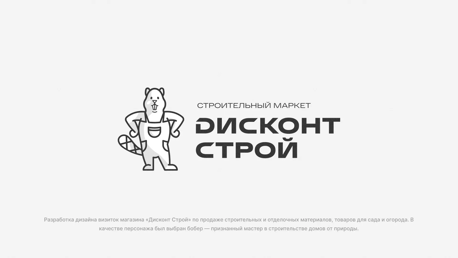 Разработка дизайна визиток магазина «Дисконт Строй» в Киреевске